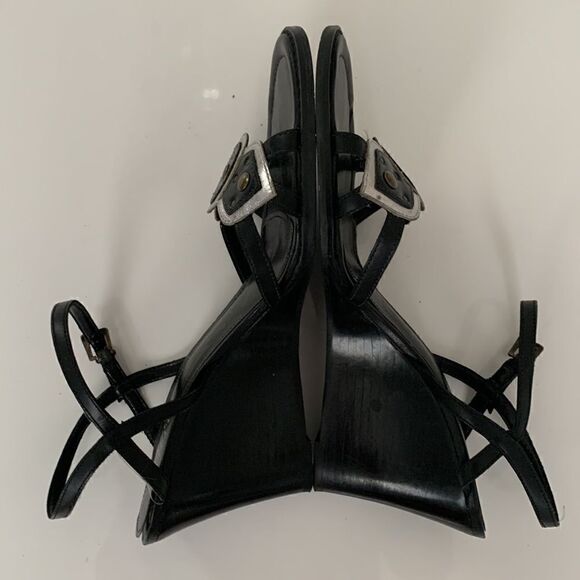 Franco Sarto Wedge Heels Sandals Size 9,5 - Picture 6 of 8